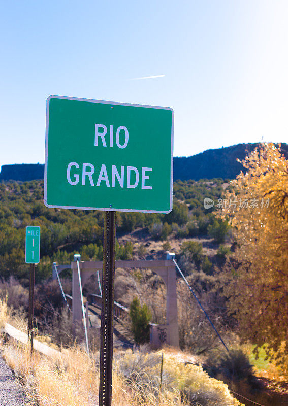 Los Alamos, NM:里约热内卢Grande Sign, Old Otowi Bridge